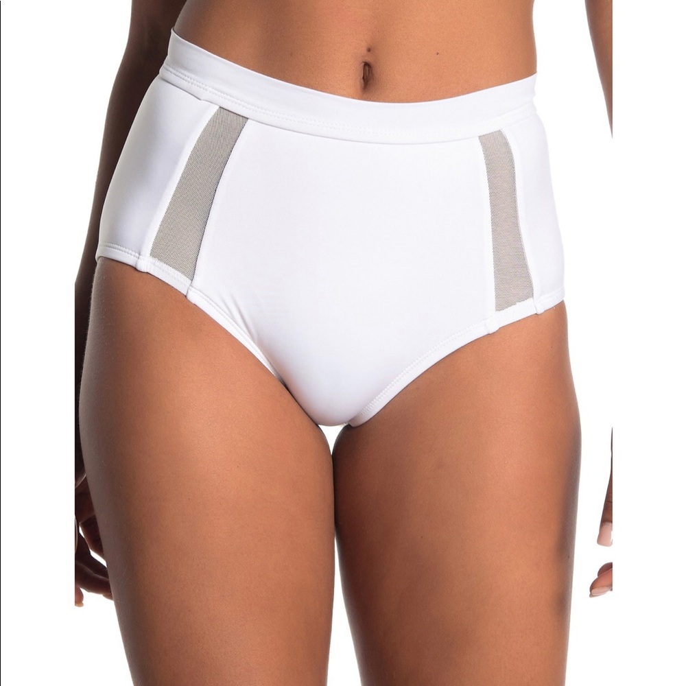 Mossimo Mesh Panel High Waist Bikini Bottoms